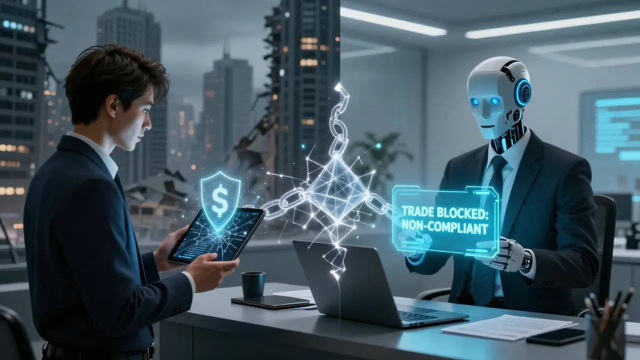 A journalist receives Monero in a conflict zone while a corporate executive is denied Zcash, separated by a fractured blockchain.