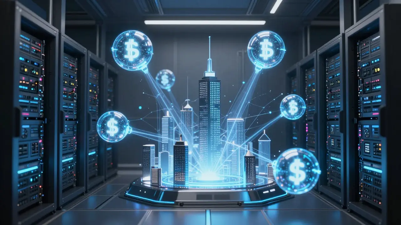 Floating tokenized bank deposits in DREX platform server room network