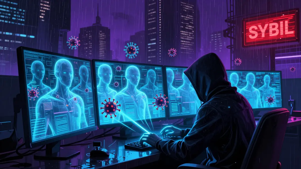How Proof of Work Stops Sybil Attacks: The Physics of Blockchain Security