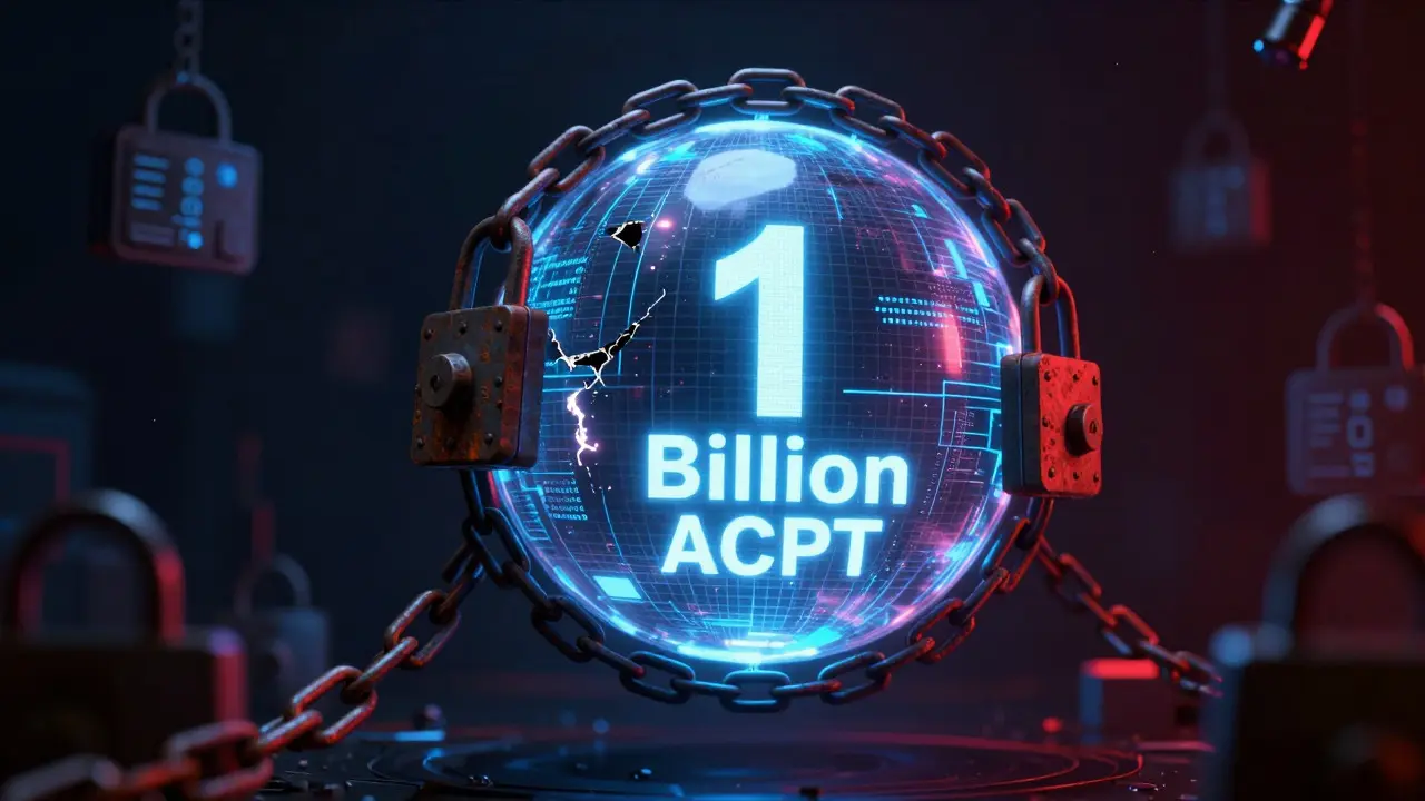 Holographic billion-token supply locked in digital chains